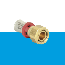 BONFIX Alu-pers 2delige koppeling 1/2" euroconus x 16 1st.