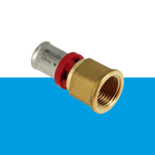 BONFIX Alu-pers schroefbus 3/4" bi.dr. x 16 1st.